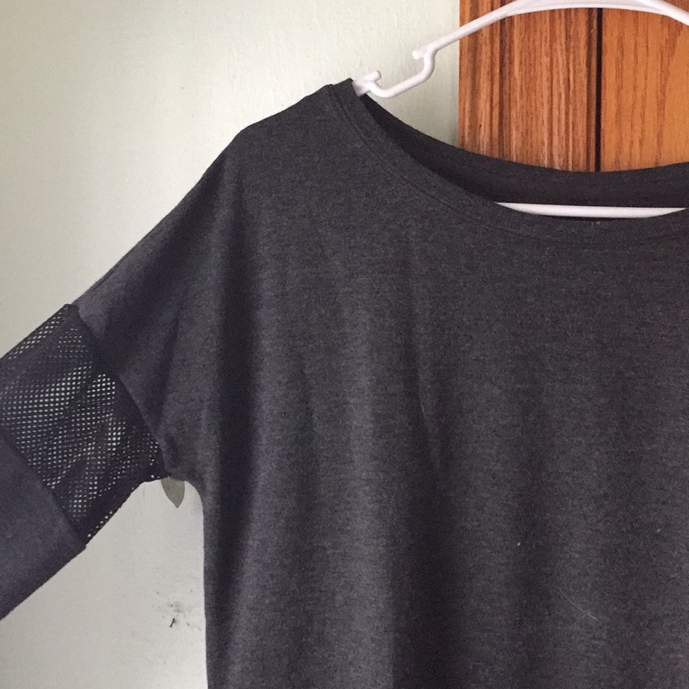 Long sleeve gray shirt